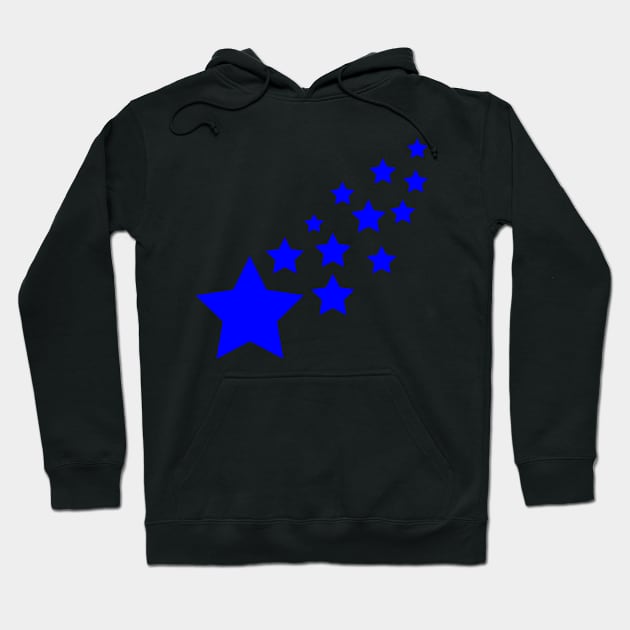 Blue Stars Hoodie by Celtic Morrigan